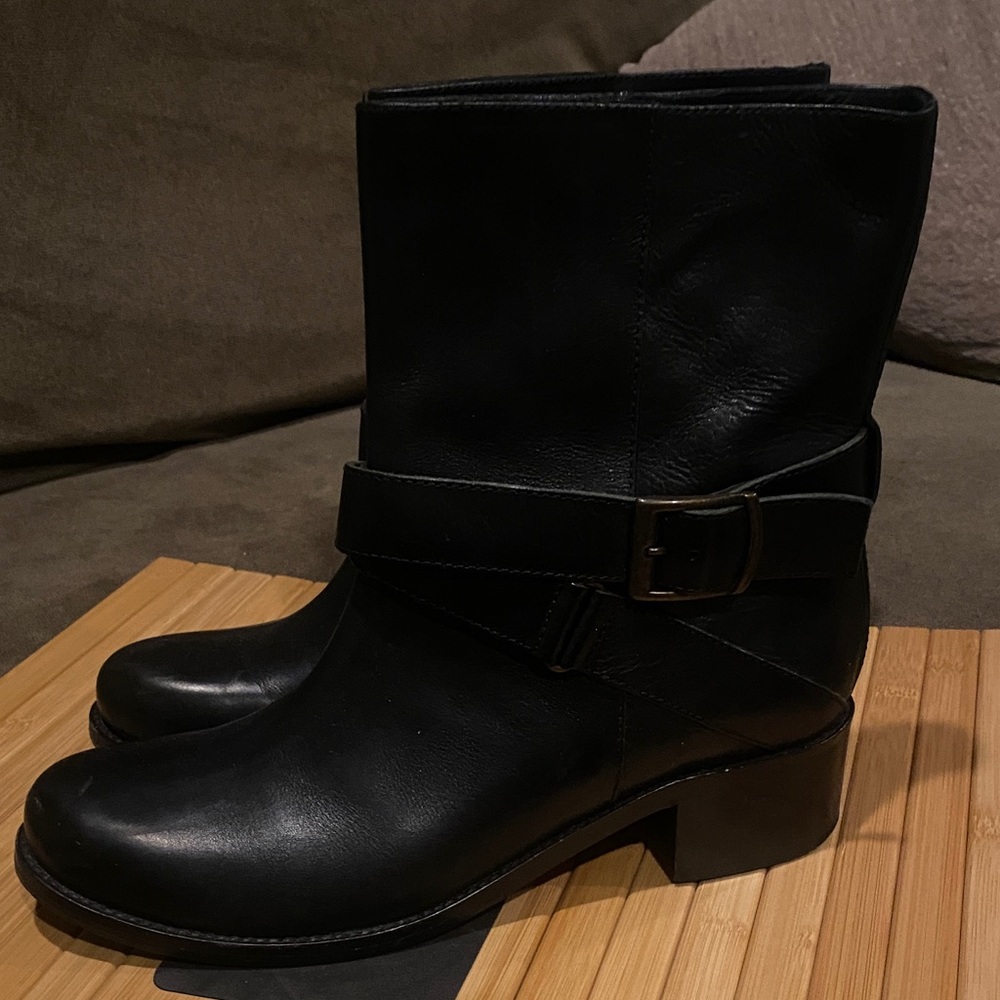Saks Fifth Avenue Black Ankle Booties